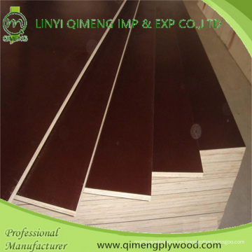 Excelente manufactura 1220X2440X9-18mm impermeable marrón o negro de color de álamo o de madera dura de la base de la película de contrachapado para la construcción